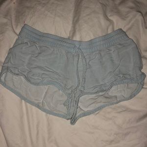 Light blue soft shorts